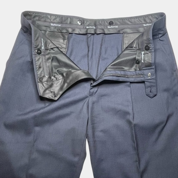 Burberrys Vintage Burberry 100% Wool 2-Piece Suit Navy - Picture 14 of 16